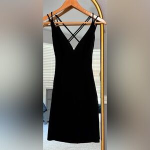 Black Lulus midi Summer Strappy dress